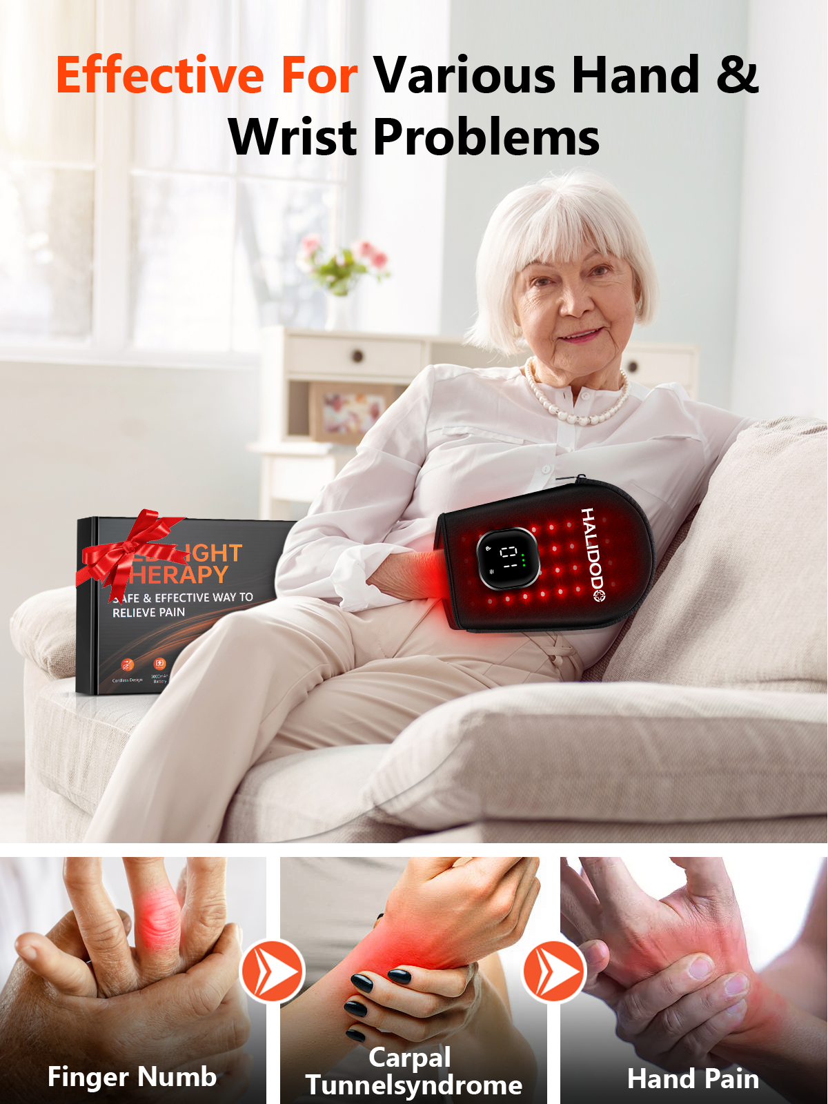 Red Light Therapy Glove
