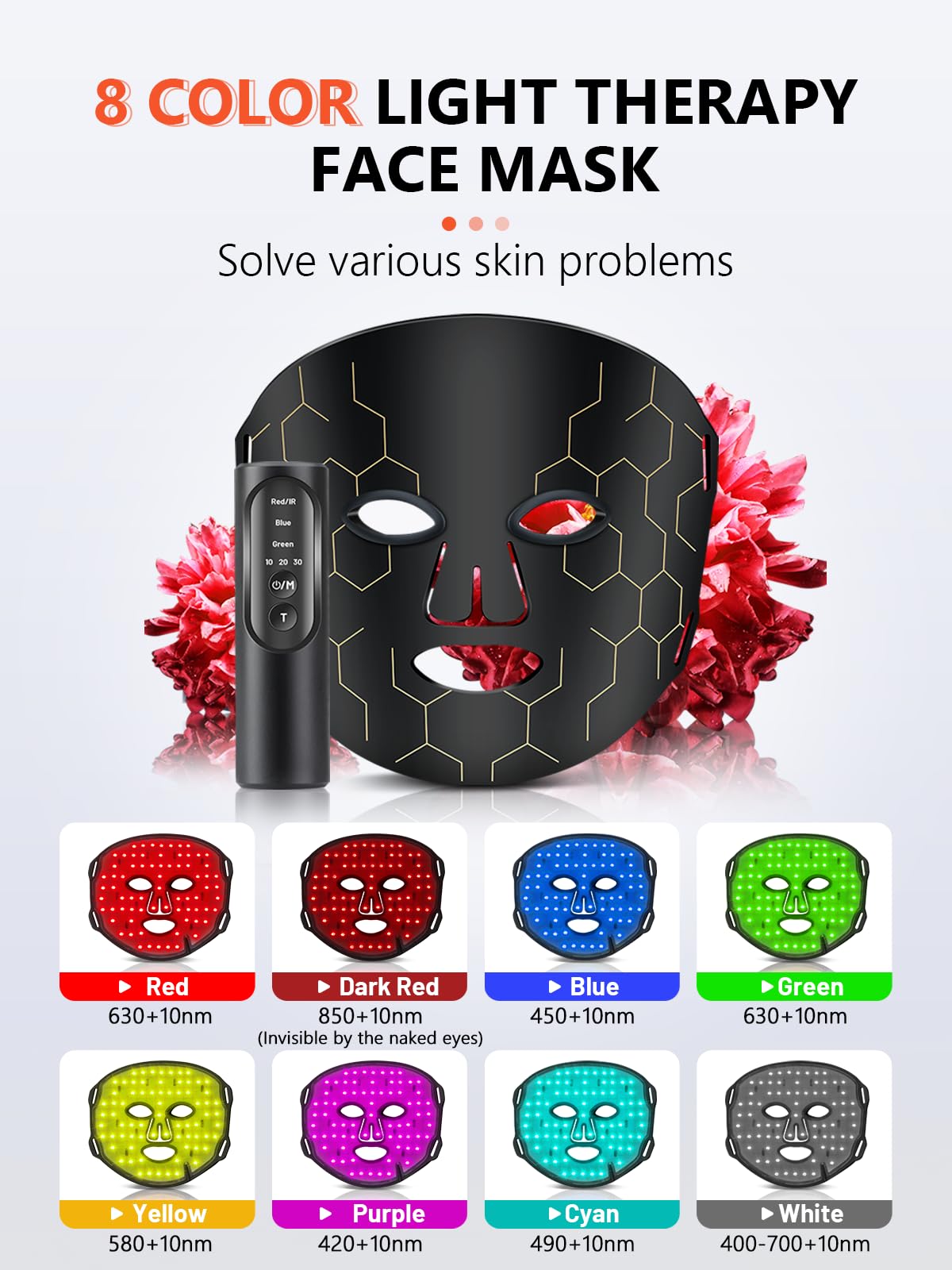 Red Light Therapy Mask for Face