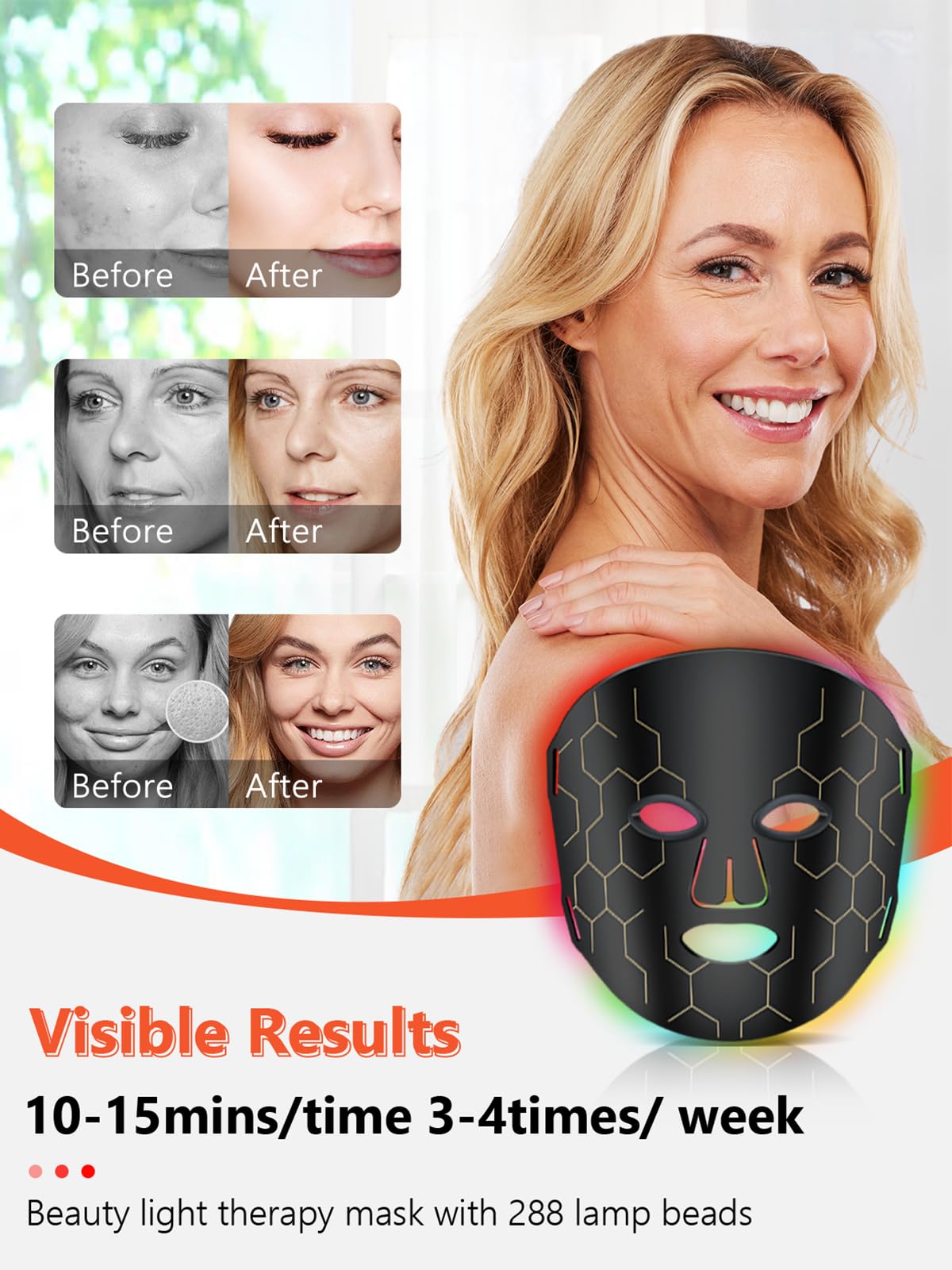 Red Light Therapy Mask for Face