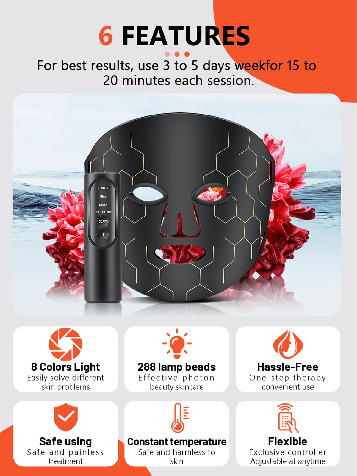 Red Light Therapy Mask for Face