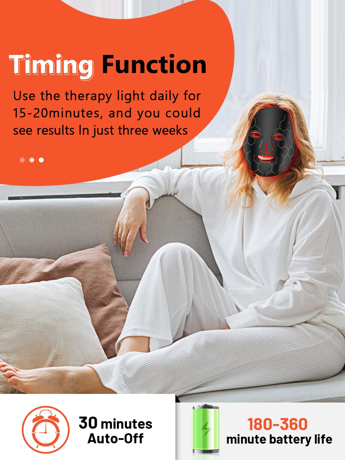 Red Light Therapy Mask for Face
