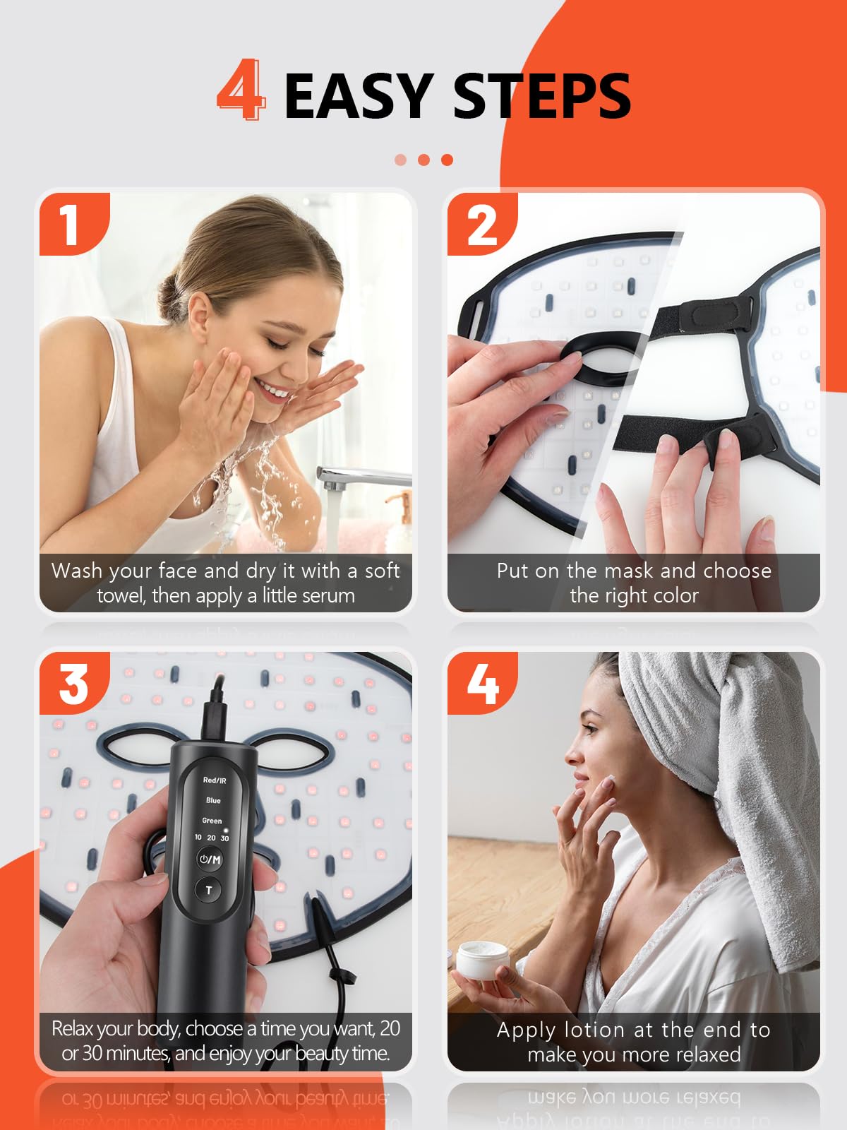 Red Light Therapy Mask for Face